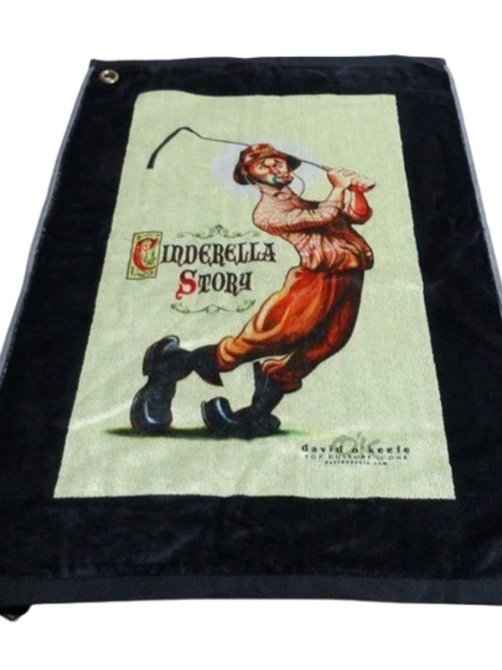 NWT Caddyshack CINDERELLA STORY DEVANT GOLF TOWEL DAVID O'KEEFE - Picture 2 of 6